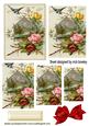 Yellow and Pink Roses Birds Pyramids