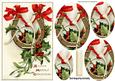 Lucky Horseshoe Entwined with Wishbone & Holly Pyramids