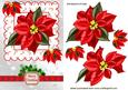Pretty Red Poinsettia with Bow & Holly