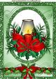 Pretty Candles with Red Bow, Swag A4