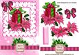 Present with Pink Poinsettias and Bow