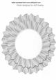 Large Silver Frill Base for Rocker Card