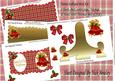 Lovely Christmas Bells on Tartan Scalloped Book Mini Kit