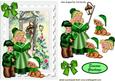 Vintage Carol Singers with Puppy and Front Door