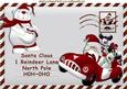 Santa in His Car with Friends , Northpole Letter A4