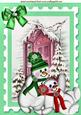 Naughty Snowman, Playing Outside Front Door A4