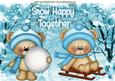 Happy Together Snow Bears A4