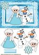 Snow Happy Together Princess and Snowman