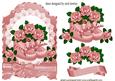 Blush Pink Baby Bootees, with Pink Roses & Bow