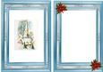 Pretty Church in the Village, Lovely Snow Scene A5 Insert