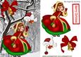 Little Lady with Baubles & Robin Snow Scene