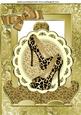 Va Va Vroom! Sexy Animal Print Shoes on Plate & Stand A4