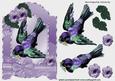 Pretty Vintage Bird, Wth Lilac Begonias and Bow