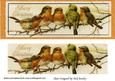 Gorgeous Little Robins on a Branch All in a Row Dl