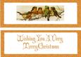Gorgeous Little Robins on a Branch All in a Row Dl Insert