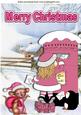 Little Girl in Pink with Mouse Posting Letter to Santa A4