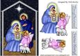 A Child is Born in the Stables,nativity Scene