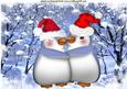 These Will Keep Us Warm! and Our Love! Cute Penguins A4