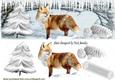 Pretty Red Fox in the Snow Dl
