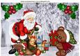 Santa Just Checking He Has Got All the Presents A4