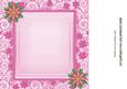 Pretty in Pink! Snow Scene with Church 8x8 Insert