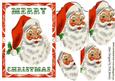 Jolly Vintage Santa, Bracket Pyramids