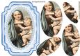 Baby Jesus in the Arms of Mary, Oval Pyramids