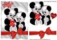 Cute Pair of Love Pandas with Heart & Bow
