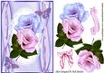 Pretty Pink/lilac Flowers with Jewelled Butterflies & Bow