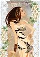 Lady with Elegance with a Touch of Vintage with Lace, A4