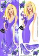 Pretty in Purple with Her Sparkle Shoes, and Roses Tall Dl