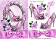 Pretty Pink Sparkle Shoes in Rose Frame with Bow