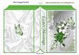 Easter Blessings, with Cross, White Lillies Folded Book