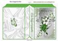 With Sympathy Cross, White Lillies Folded Book