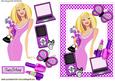 Pink Girlie Things! Mp3 Player and Laptop, with Lippy