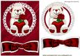 Little White Bear, with Heart Card & Topper