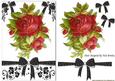 Vintage Red Roses with Pretty Bows