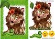 King of the Jungle Cute Lion with Friends