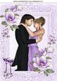 Romance Love is in the Air! Purple Magnolias A4