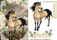 Beautiful Horse by the Edge of the Sea Shore with Flowers