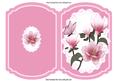 Pretty Pink Magnolias with Butterfly Quick Card