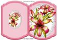 Pretty Pink Tiger Lilies on Lace Quick Cards