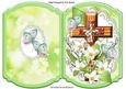 Pretty Cross with Lillies and Butterflies Quick Card
