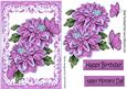 Pretty Pink Chrysanthemums, & Butterflies