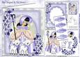 Little Bo Peep in Lilac with Her Lambs & Flowes 8x8 Mini Kit