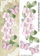 Cascading Candy Flowers with Rainbow Butterflies Tall Dl