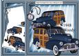 1948 Blue Vintage Woody Car, 8x8 Mini Kit
