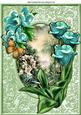 Beautiful Garden of Turq Shades of Summer Flowers