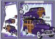 1948 Purple Vintage Woody Car, 8x8 Mini Kit