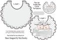 Double Trouble! Cute Twin Baby Boys in Silver on a Bib